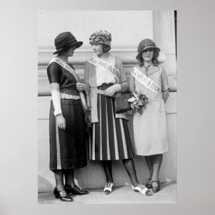 Póster Concorrentes bonitos: 1920