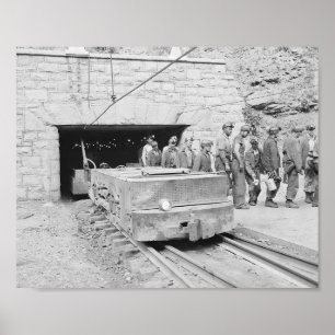Poster Condado de Coal Mine Wyoming, Virgínia Ocidental 1