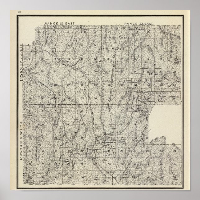 Poster Condado de Madera, Califórnia 8 (Frente)