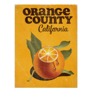 Póster Condado de Orange Califórnia