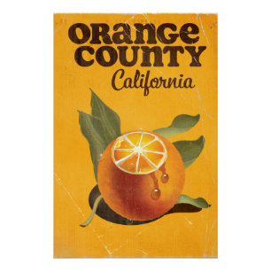 Póster Condado de Orange Califórnia