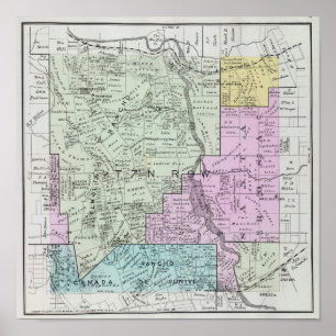 Póster Condado de Sonoma, Califórnia