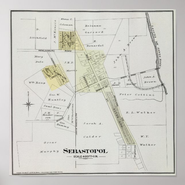 Poster Condado de Sonoma, Califórnia 12 (Frente)