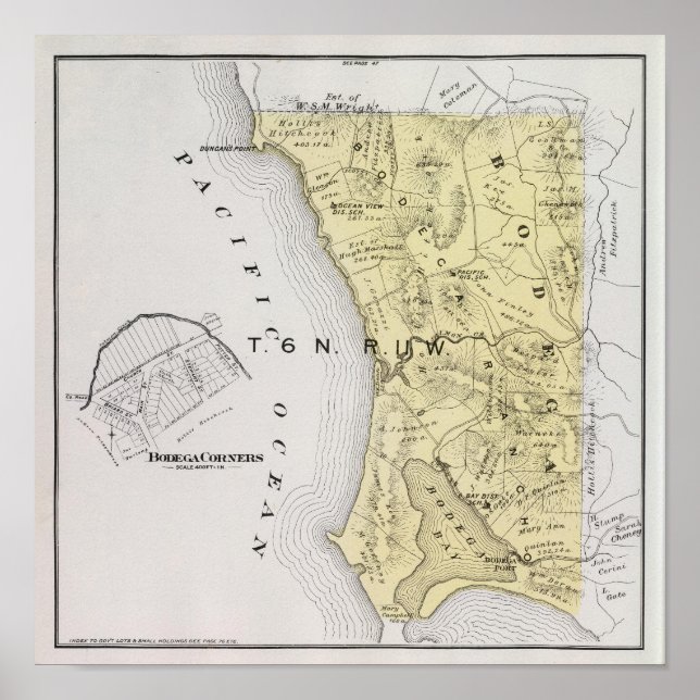 Poster Condado de Sonoma, Califórnia 15 (Frente)