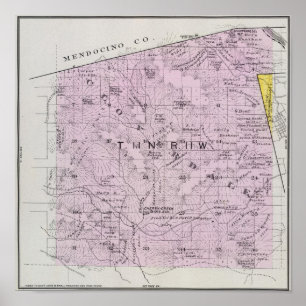 Póster Condado de Sonoma, Califórnia 7