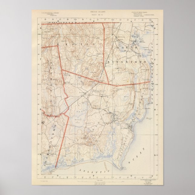 Poster Condado de Washington (Frente)