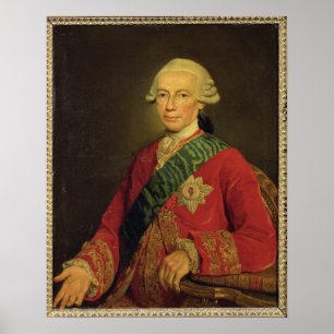Póster Conde Claude-Louis-Robert de Santo-Germain 1777