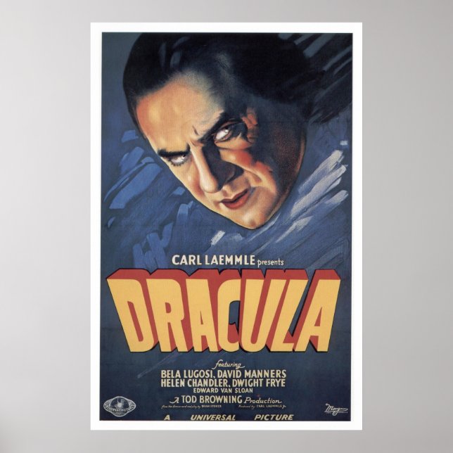 Poster Conde Drácula - Bela Lugosi 1931 (Frente)