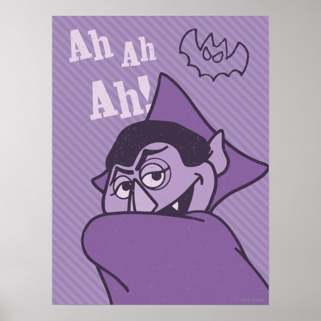 Póster Conde von Count - Ah Ah Ah! (Frente)