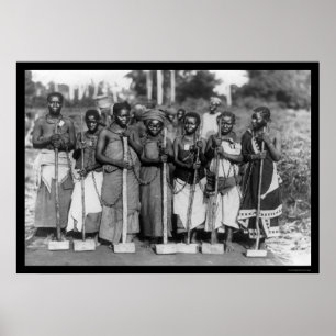 Póster Condenados Tanganyika 1895 das mulheres
