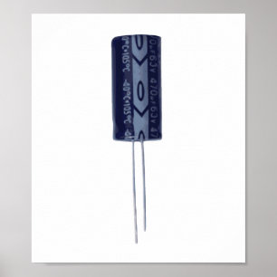 Poster Condensador eletrolítico