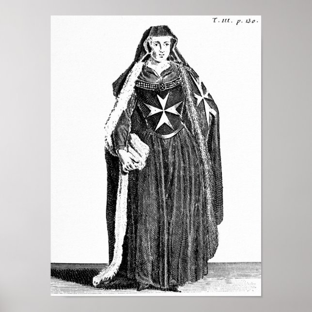 Póster Condessa da Ordem das Ruas. João de Jerusalém (Frente)