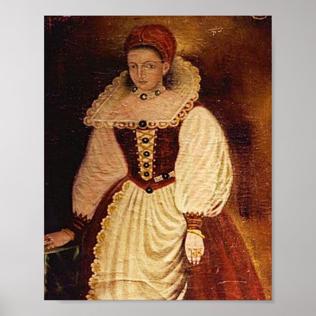 Poster Condessa Elizabeth Bathory - Retrato (Frente)