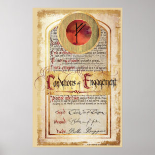 Póster Condições de Noivado