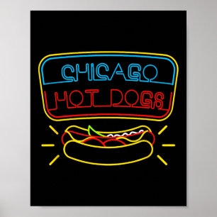 Poster Condimentos para cachorros-quentes e churrasco de 