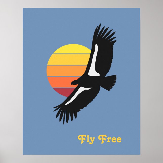 Poster Condor da Califórnia (Frente)