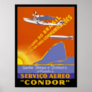 Poster Condor ~ Serviço Aéreo Brasileiro