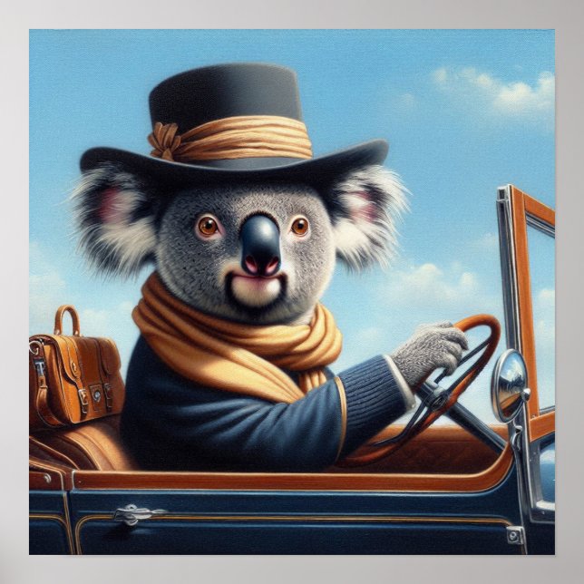 Poster Condução De Koala (Frente)