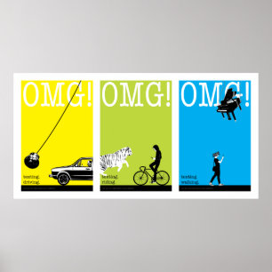 Poster condução. montada. passeio