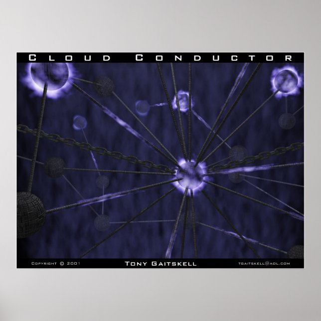 Póster Condutor de Nuvem (Frente)