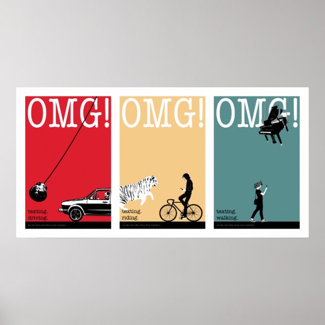 Poster conduzir, andar. 3 (Frente)