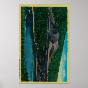 Póster Cone da cinza no parque nacional vulcânico de