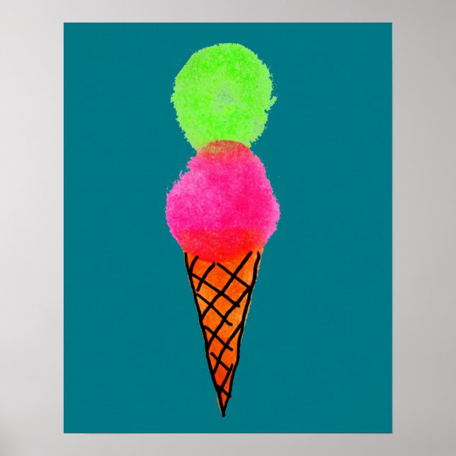 Póster cone de Icecream pop (Frente)
