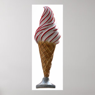 Poster Cone de sorvete de Vintage