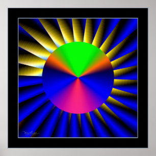 Póster Cone flutuante
