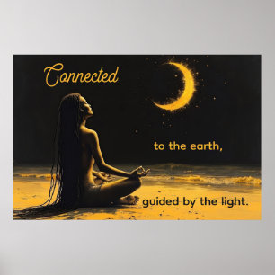 Poster Conectado à terra, Guiado pela Luz