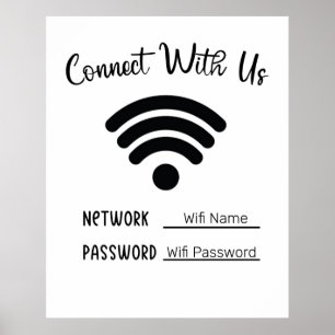 Poster Conectar-se com o nosso Wifi