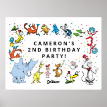 Confetes de Personagens do Dr. Seuss | Aniversário