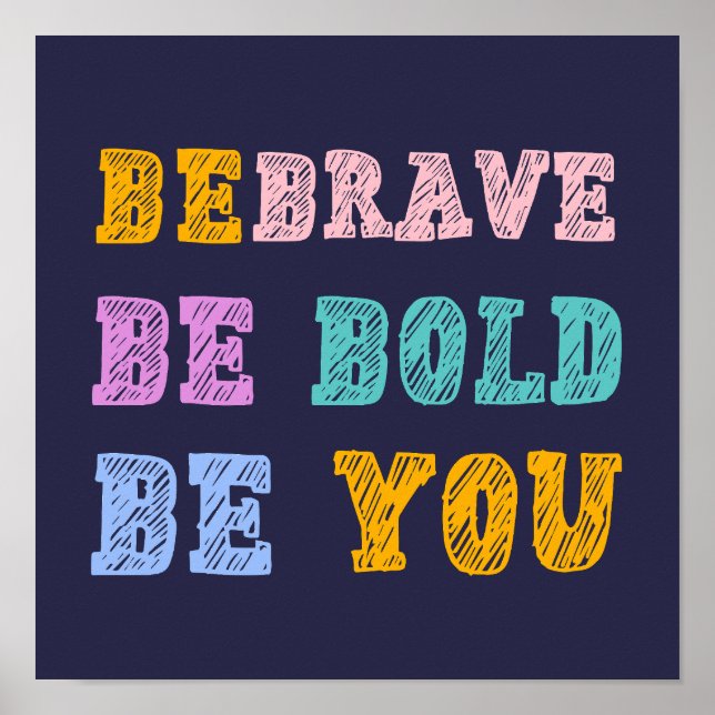 Poster Confiança Colorida - Cotação Inspirativa de Enferm (Frente)