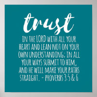 Confiança no Lorde Proverbs 3:5-6