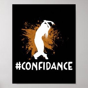 Poster Confiança Para Coreografia De Dançarino