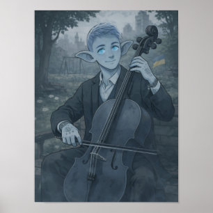 Poster Confiança / Violoncelista / Parque
