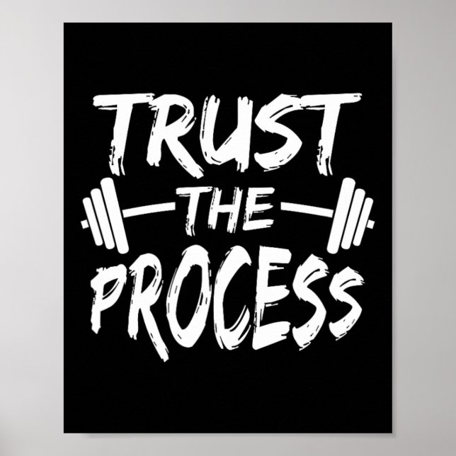 Poster Confiar No Projeto De Eixo De Cotação Motivacional (Frente)