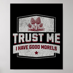 Poster Confie em mim, tenho bons anjos - divertido Morel