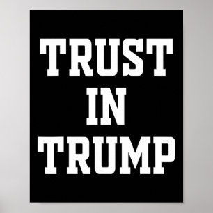Poster Confie em Trump