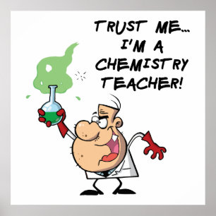 Póster Confie-me… Eu sou um professor da química