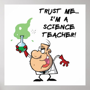 Póster Confie-me… Eu sou um professor de ciências