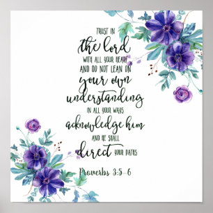 Poster Confie no Lorde Flóral