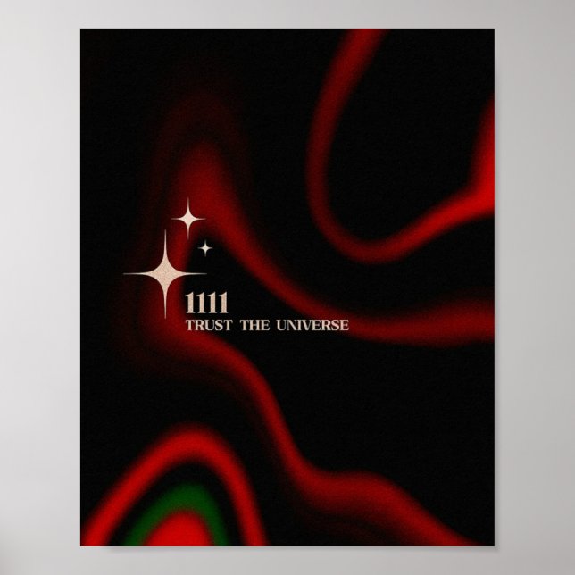 Poster Confie no universo (Frente)