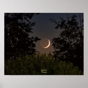 Poster Configuração da Lua Crescente