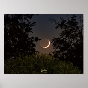 Poster Configuração da Lua Crescente