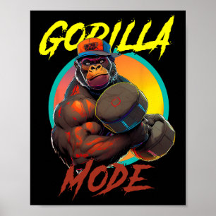 Poster Configuração do Modo Gorilla de Construção de Baca
