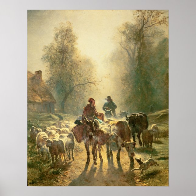 Póster Configuração para o mercado (Frente)