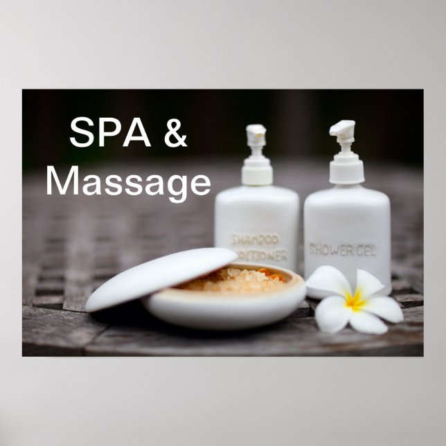 Póster Configurações de SPA (Frente)