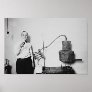 Poster Confiscado Moonshine ainda - a era de proibição