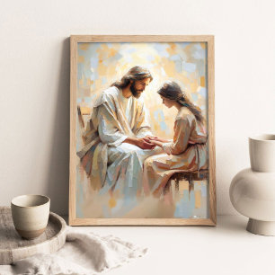 Poster Confissões de Amor, Arte Cristã, Jesus e Eu